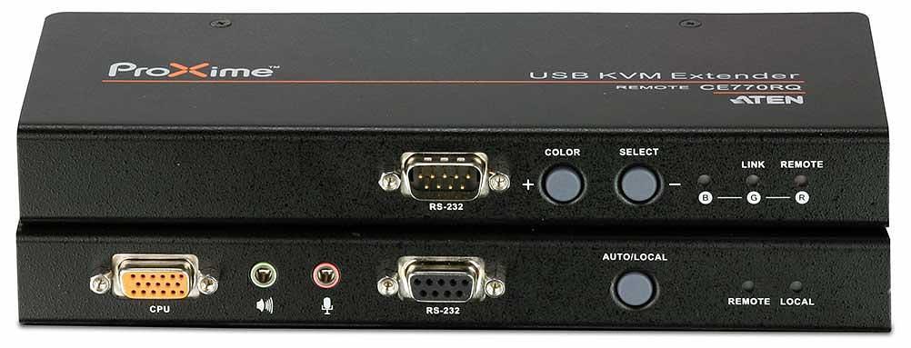 Удлинитель консоли (клав./мышь USB+мон.+аудио+RS232) на 200м ATEN CE770 фото 6