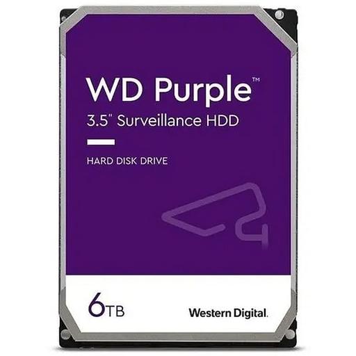 Western Digital HDD SATA 6Tb Purple WD64PURZ, IntelliPower, 256MB buffer (DV-Digital Video), 1 year фото 1