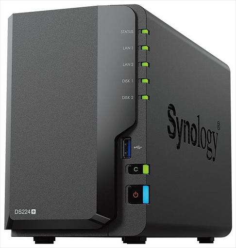 Системы хранения данных Synology DC 2,0GhzCPU/2GB(upto6)/RAID0,1/up to 2HDDs SATA(3,5' 2,5')/2xUSB3.2/2GigEth/iSCSI/2xIPcam(up to 25)/1xPS /1YW (repl DS220+) (DS224+) фото 1