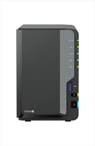 Системы хранения данных Synology DC 2,0GhzCPU/2GB(upto6)/RAID0,1/up to 2HDDs SATA(3,5' 2,5')/2xUSB3.2/2GigEth/iSCSI/2xIPcam(up to 25)/1xPS /1YW (repl DS220+) (DS224+) фото 2