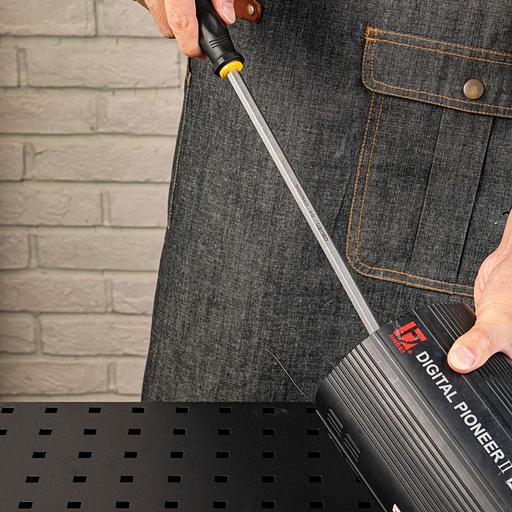 Шлицевая отвертка со сквозным хвостовиком (ударная) Deli DL6270081 SL8x200 фото 5