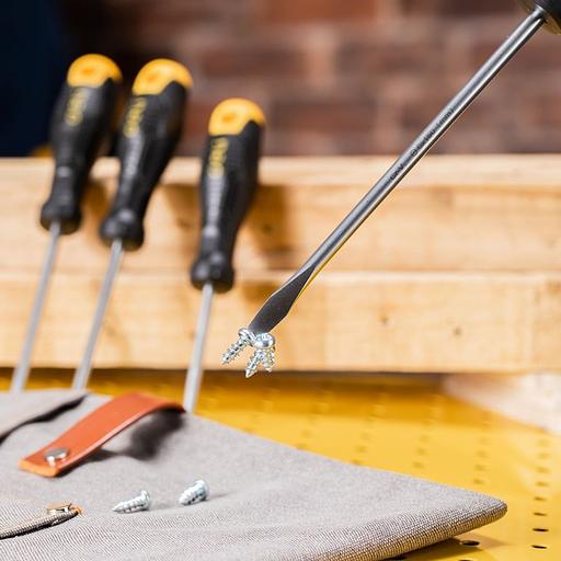 Набор отверток Deli DL620004 4шт SL5x100 + SL6x150 + PH1x100 + PH2x150 фото 8