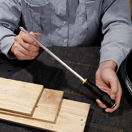 Крестовая отвертка со сквозным хвостовиком (ударная) Deli DL627010 PH3x250 фото 6