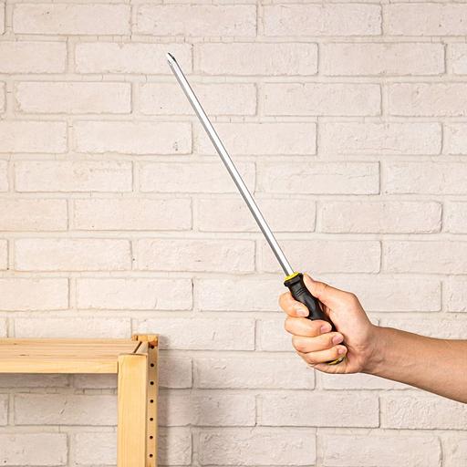 Крестовая отвертка со сквозным хвостовиком (ударная) Deli DL627012 PH4x300 фото 4