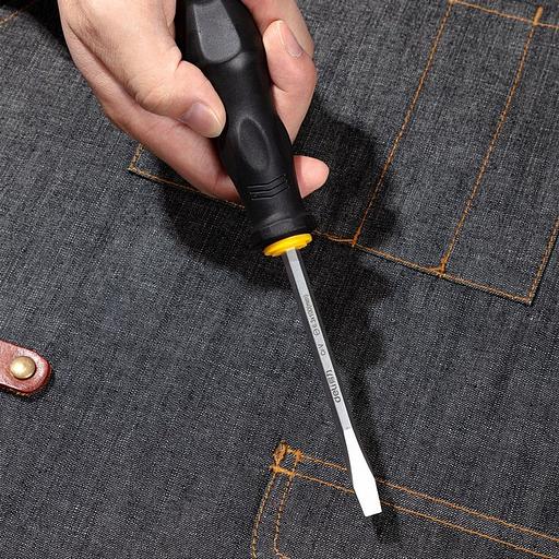 Шлицевая отвертка со сквозным хвостовиком (ударная) Deli DL6270041 SL6x100 фото 7