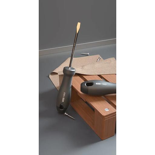 Набор отверток "Home Series Black" Deli HT1006 6шт SL3x75+SL5x100+SL6x150+PH0x75+PH1x100+PH2x150, эксклюзивный дизайн, рукоятка из высококачественного софттач пластика фото 5