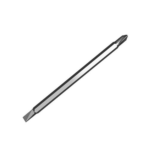 Двухсторонняя отвертка "Home Series Black" Deli HT1055 SL5+PH1, длина жала 100мм, эксклюзивный дизайн, рукоятка из высококачественного софттач пластика фото 2