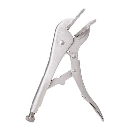 Зажимные клещи с плоскими губками Deli DL20016 250мм, регулировочный винт фото 1