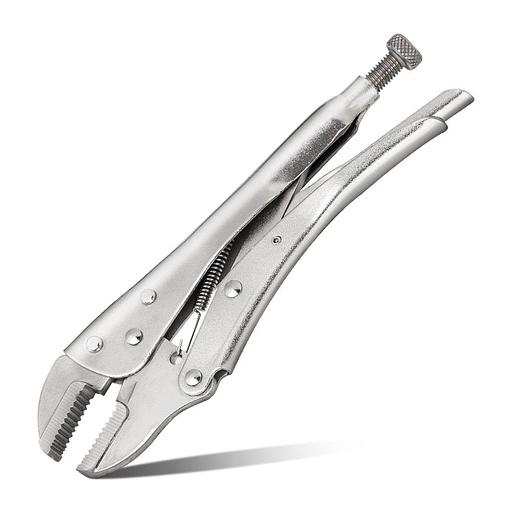 Зажимные клещи с прямыми губками Deli DL109010 220мм, рабочий ход 65мм, регулировочный винт фото 1