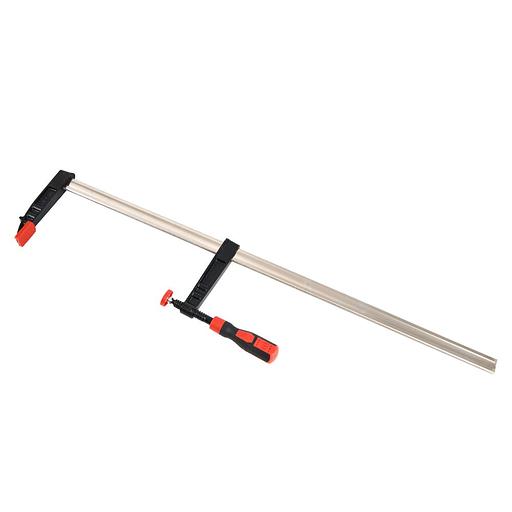 Струбцина F-образная усиленная Deli DL111280Z 800x120 мм, макс. усилие зажима 3500N, резьба 16мм фото 3