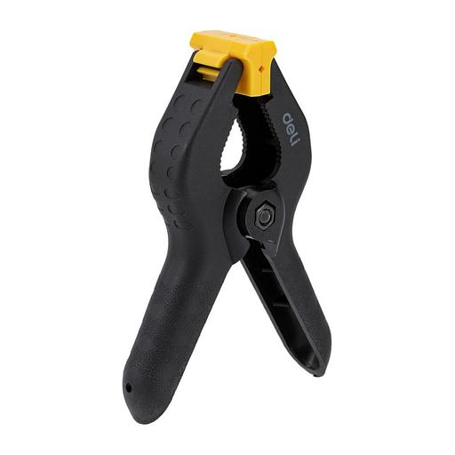 Струбцина-зажим пружинная Deli DL110004 длина 100мм, макс.диаметр зажима 30мм, макс.усилие зажима 120N фото 1