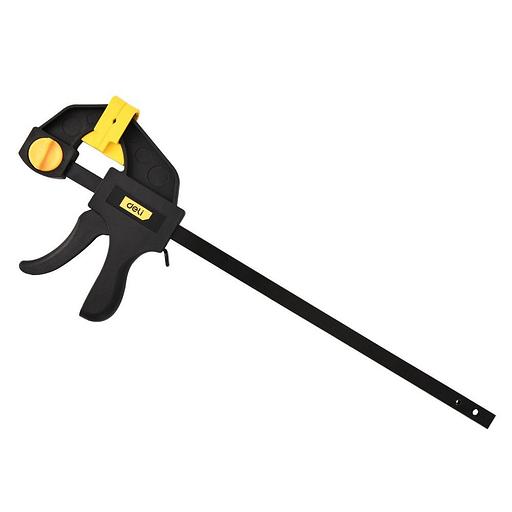 Струбцина пистолетная быстрозажимная Deli DL110112 300x70 мм фото 1