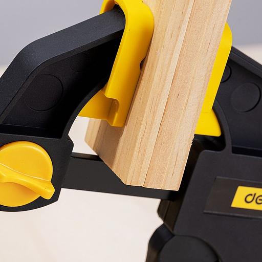 Струбцина пистолетная быстрозажимная Deli DL110112 300x70 мм фото 2