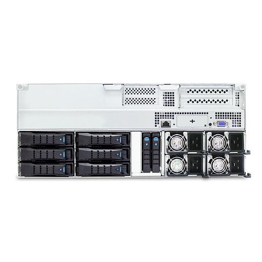"CB401-AG_XP1-C401AGXX 4U,6x3,5/2,5" SATA/SAS+ 2x2,5" 15mm SATA/SAS,Auriga (1xSP3 (Epyc 7002 up to 200W),8xDIMM DDR4, 2xPCIe x16 HHHL Gen.4, 1xOCP mezz.x16 Gen.4,2xM.2 (22110),IPMI AST2500),10xPCIe3.0x16 or 20xPCIex8, 4 x2000W (2+2) фото 3