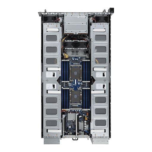 G291-2G0 (rev. 100) 2U 16x Single Slot GPU (Tesla T4 only), Dual Intel® Xeon® Scalable, 24x "RDIMM/LRDIMM DDR4, 2x 10Gb/s BASE-T (i550-AM), Aspeed AST2500, 8x 2.5" NVMe/SATA HS HDD/SSD, 2xPCIe Gen3 x16 LPHL, 2x2200W" фото 3