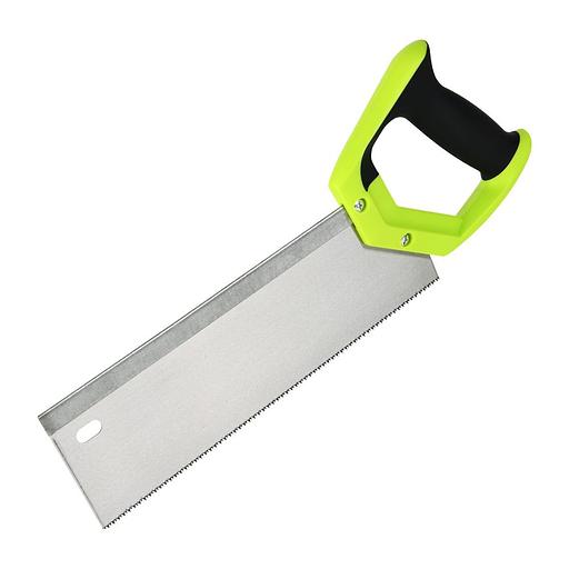 Стусло пластиковое с пилой 300мм Deli DL580900 пильное полотно из стали 65Mn, прорезиненная двухкомпонентная ручка фото 2