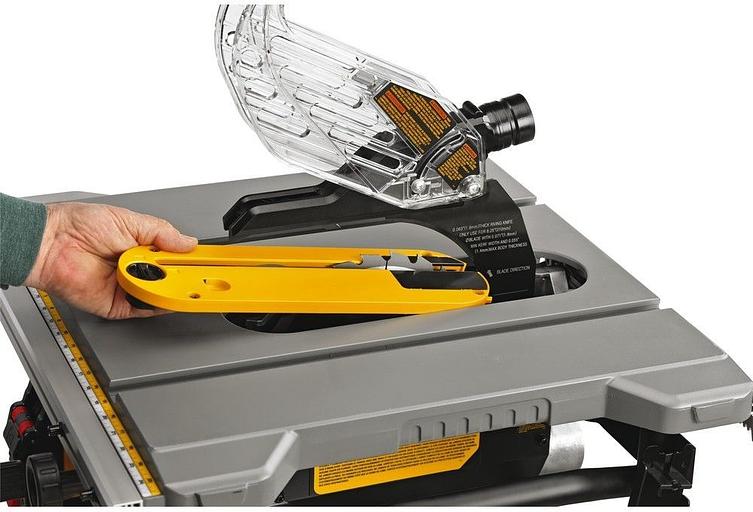 Настольн.пила DEWALT DWE7485-QS 1850вт, 210х30 мм пильный диск, торцовочная направляющая, 2 ключа
Параллельная направляющая фото 5