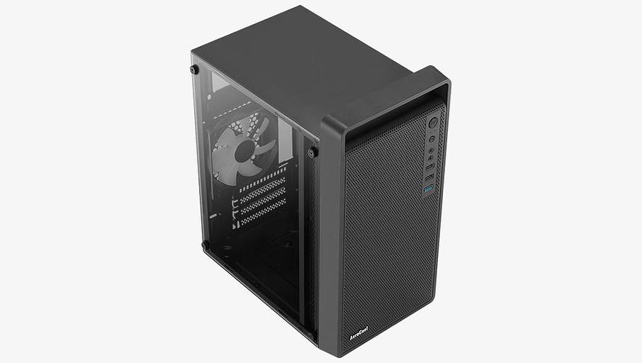 Корпус MiniTower AEROCOOL CS-109-G-BK-v1 black (4711099472376) (без блока питания) фото 5