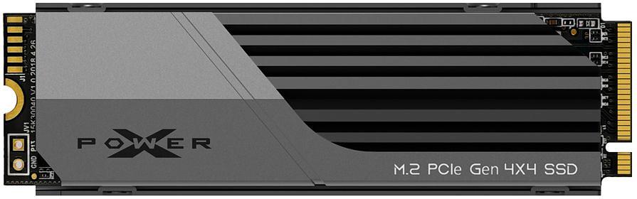 Накопитель SSD Silicon Power PCI-E 4.0 x4 1Tb SP01KGBP44XS7005 XS70 M.2 2280 фото 1