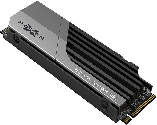 Накопитель SSD Silicon Power PCI-E 4.0 x4 1Tb SP01KGBP44XS7005 XS70 M.2 2280 фото 2