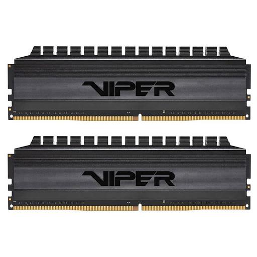 Модуль памяти VIPER 4 BLACKOUT 8GB DDR4-3200 PVB48G320C6K,CL16, 1.35V K2*4GB PATRIOT фото 1