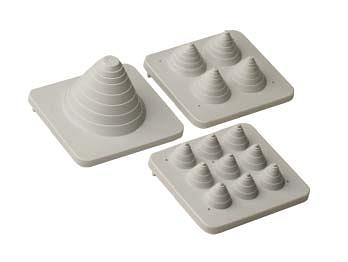 Кабельный ввод - мембранный, 4х21мм - кол-во отверстий=4, макс. диаметр=21мм, 1 упаковка - 20 шт. DKC R5MP04 фото 1