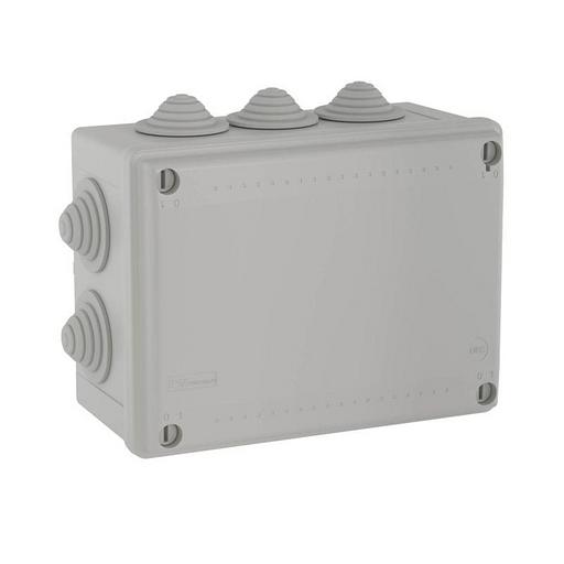 Коробка ответвит. с 10 кабельными вводами д.32мм, IP55, 190х140х70мм DKC 54100 фото 1