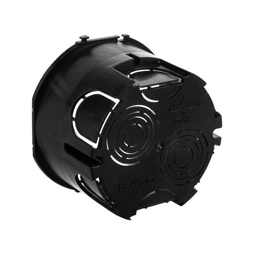 Подрозеточная коробка для сплошных стен, черная, под 2 модуля DKC 59301 фото 4