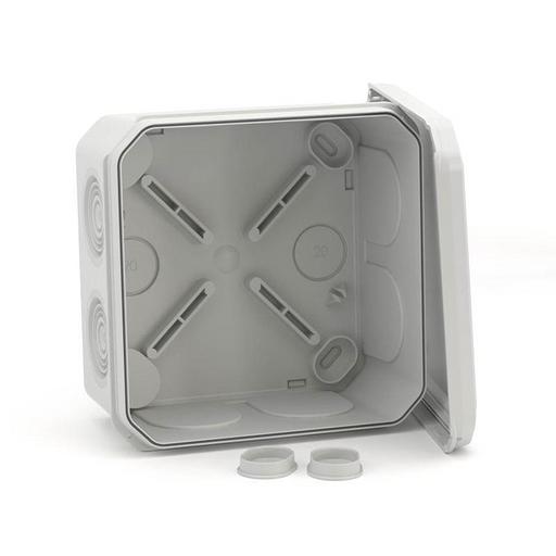 Коробка ответвительная с 8+2 кабельными вводами д.25/20 мм. IP55.100х100х50 мм DKC 53800 фото 4