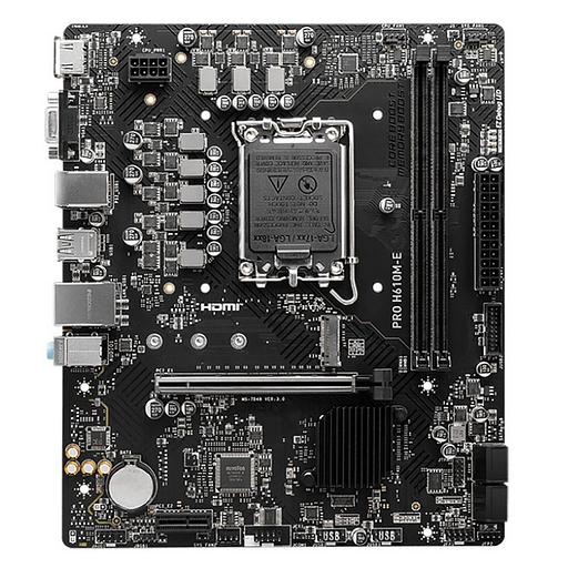 Материнская плата MSI PRO H610M-E фото 2