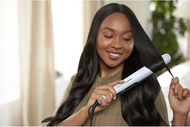 Выпрямитель для волос Philips BHS520/00, черный и белый фото 2