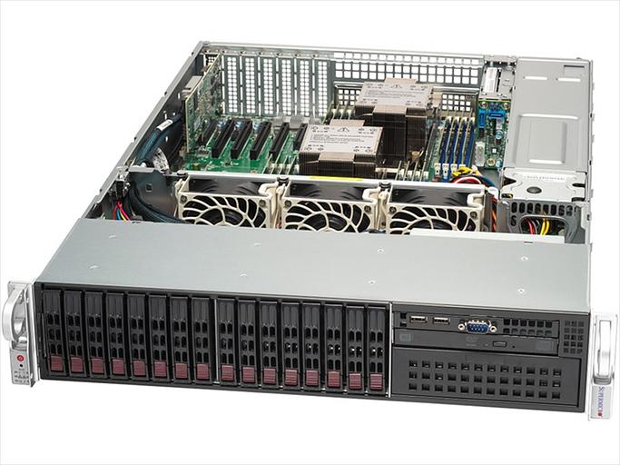 Серверная платформа Supermicro SuperServer 2U SYS-221P-C9R noCPU(2)4rd Gen Xeon Scalable/TDP 300W/no DIMM(16)/3908HW HDD(8)SFF+SATARAID HDD(8)SFF/2xM.2 NVMe 5xLP/2x1GbE/2x1200W (SYS-221P-C9R) фото 1