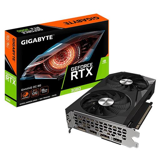 RTX3060 GAMING OC 8GB GDDR6 128bit 2xHDMI 2xDP 2FAN RTL фото 1