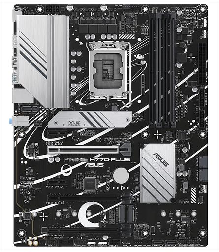 Материнская плата ASUS PRIME H770-PLUS, LGA1700, H770, 4*DDR5, HDMI+DP, 4xSATA3 + RAID, M2, Audio, Gb LAN, USB 3.2, USB 2.0, ATX; 90MB1EE0-M0EAY0 (PRIME H770-PLUS) фото 1