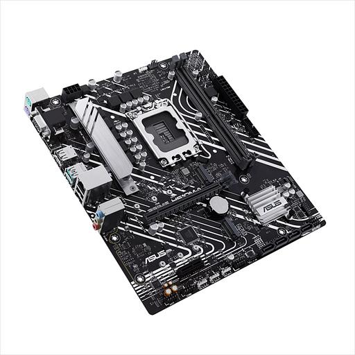 Материнская плата ASUS PRIME H610M-A-CSM, LGA1700, H610, 2*DDR5, VGA + DP + HDMI, 4 SATA 6, 2*M.2, USB 3.2, USB 2.0, mATX; 90MB1G20-M0EAYC (PRIME H610M-A-CSM) фото 2