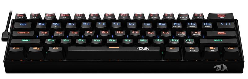 Redragon Механическая клавиатура Lakshmi RU,радужная,тихая Redragon 78119 фото 2