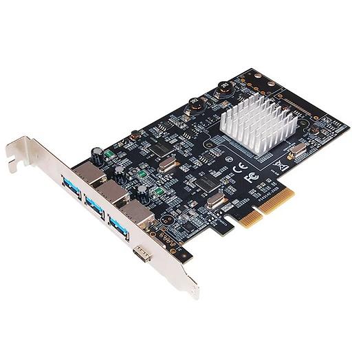Controller ST-Lab, PCI-E x1, U-1850, DUAL CORE, 3xUSB3.1(A) +1xUSB3.1(C), Ret фото 1
