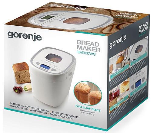 Хлебопечь BM900WS 741882 GORENJE фото 6