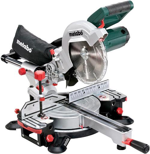 Metabo KGSV 216 M Пила торцовочная [619261000] { 1700вт,рег.об.лазер,подсв, вес 13,5 кг } фото 1