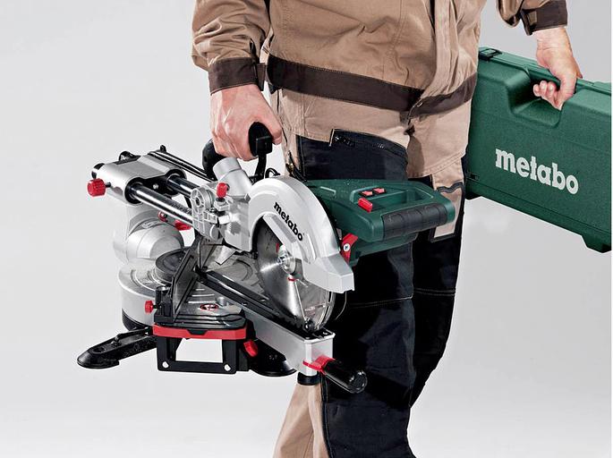 Metabo KGSV 216 M Пила торцовочная [619261000] { 1700вт,рег.об.лазер,подсв, вес 13,5 кг } фото 2