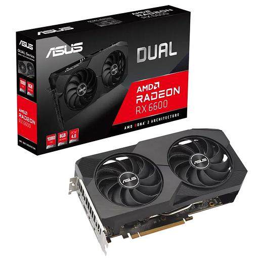 DUAL-RX6600-8G-V2 /RX6600,HDMI,DP*3,8G,D6 фото 1