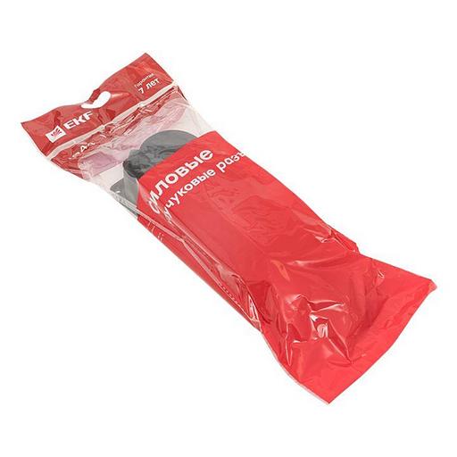 EKF RPS-015-16-230-44 Розетка трехместная с защит. крышками каучуковая 230В 2P+PE 16A IP44 EKF PROxima фото 3