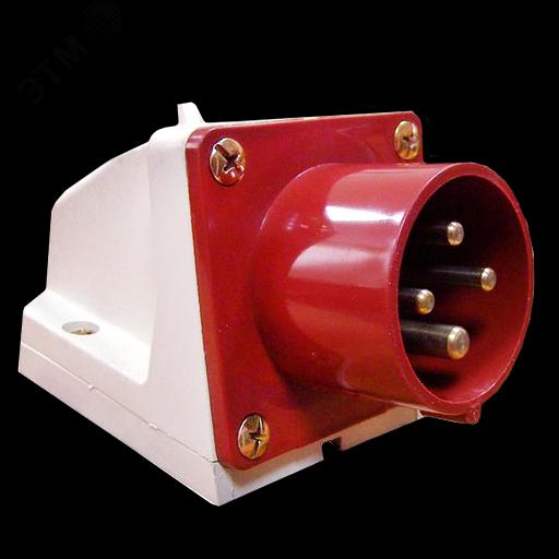 EKF ps-514-16-380 Вилка стационарная 514 3Р+РЕ 16А 380В IP44 EKF PROxima фото 1