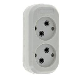 EKF AKB10-2 Колодка 2 гн. 10А 2,2кВт б/з Эксперт EKF PROxima фото 1