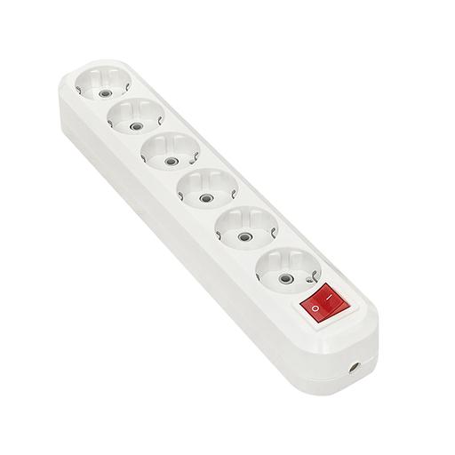 EKF AKB16-6i Колодка 6 гнезд 16А 3,5кВт c выкл. с/з Эксперт EKF PROxima фото 3