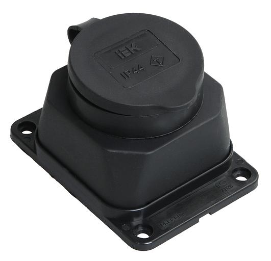 Iek PKR11-016-2-K02 РБ13-1-0м Розетка с защитной крышкой настенная ОМЕГА IP44 фото 1