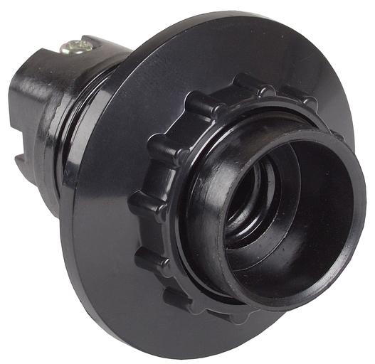 Iek EPK21-04-02-K01 Пкб14-04-К11 Патрон карболитовый с кольцом, Е14, черный, индивидуальный пакет, IEK фото 1