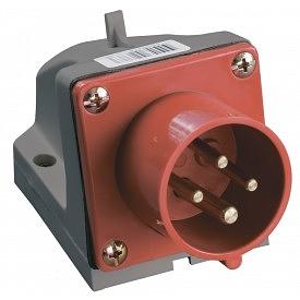 Iek PSR52-016-4 Вилка 514 стац.3Р + РЕ 16А 380В IP44 ИЭК фото 1