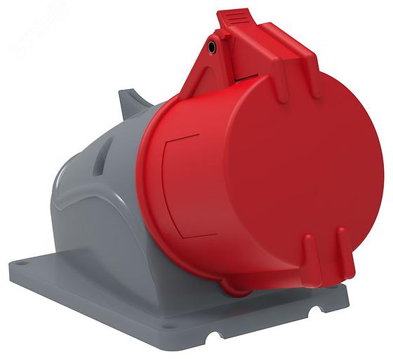 Iek PSN12-032-5 Розетка стационарная ССИ-125 32А-6ч/200/346-240/415В 3Р + РЕ+ N IP44 MAGNUM ИЭК фото 1