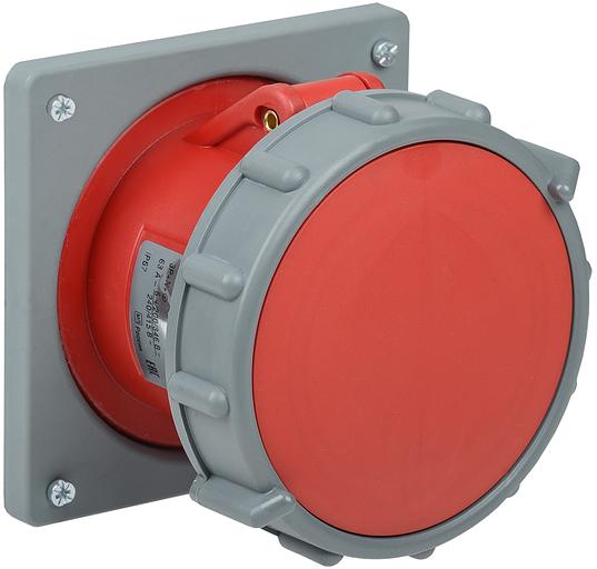 Iek PSN70-063-5-2-67 Розетка встраиваемаяССИ-435 63А-6ч/200-250/380-415В 3Р + PE + N IP67 MAGNUM фото 1